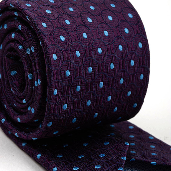 Penrose Tie Men Purple - Picture 3 of 5